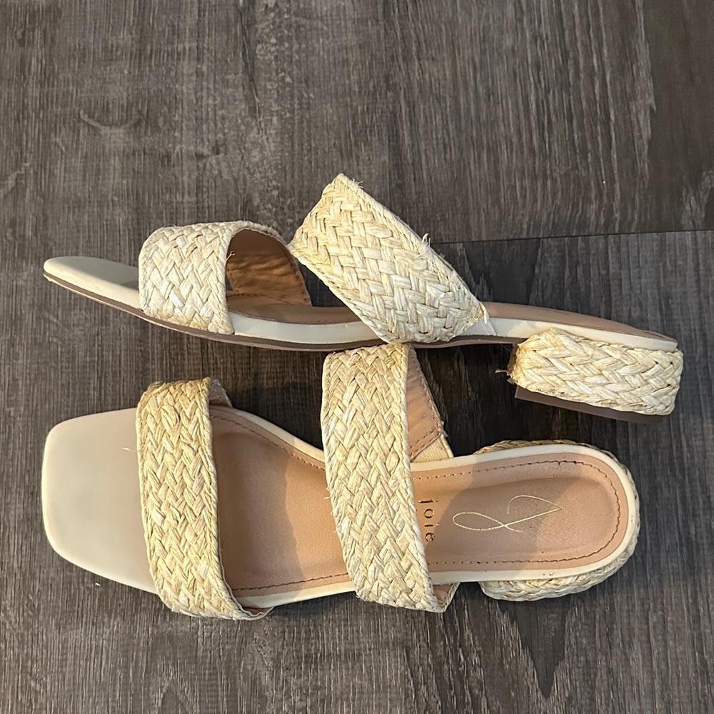Joie Natural Woven Sandals